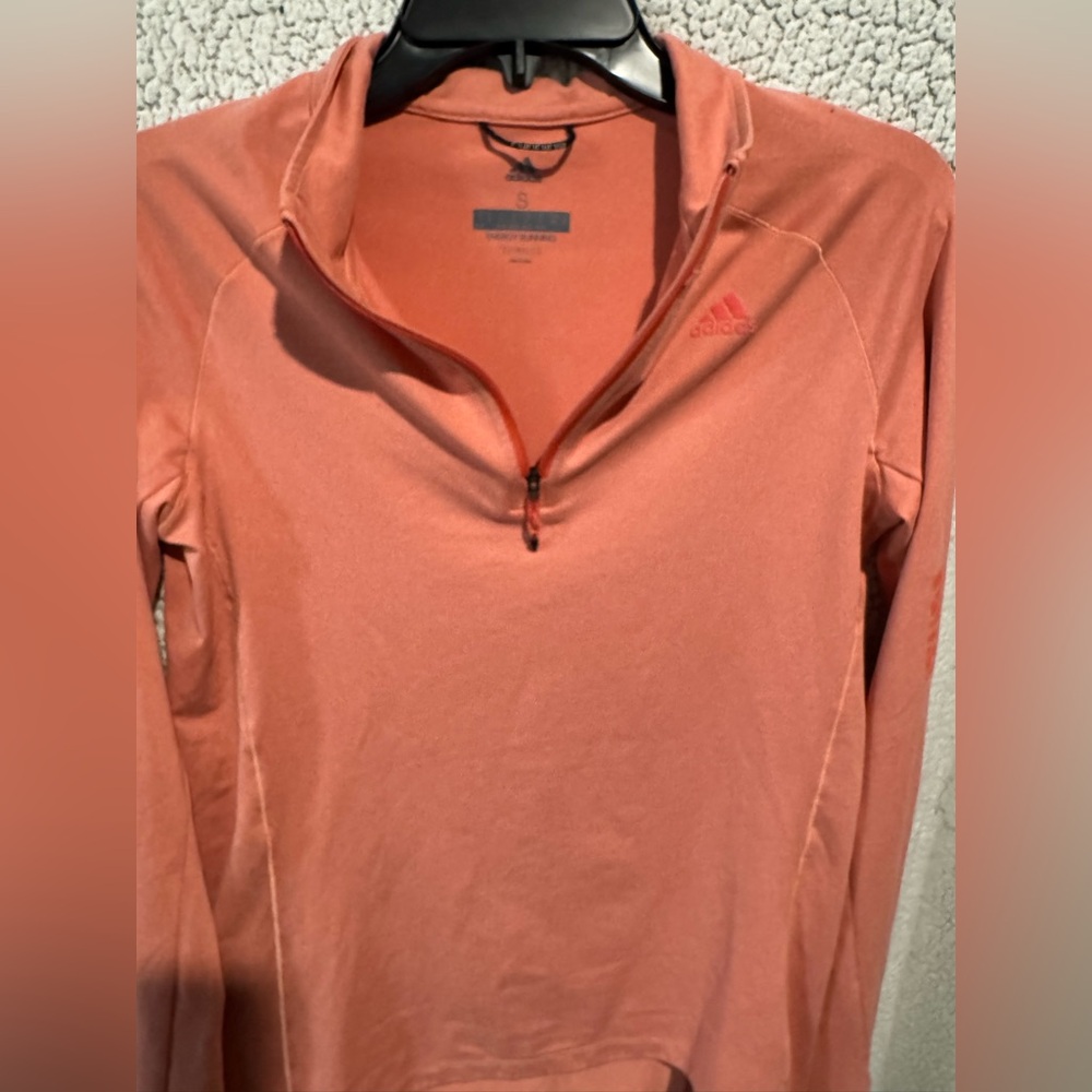 Adidas Coral Quarter Zip Pullover - Picture 3 of 9